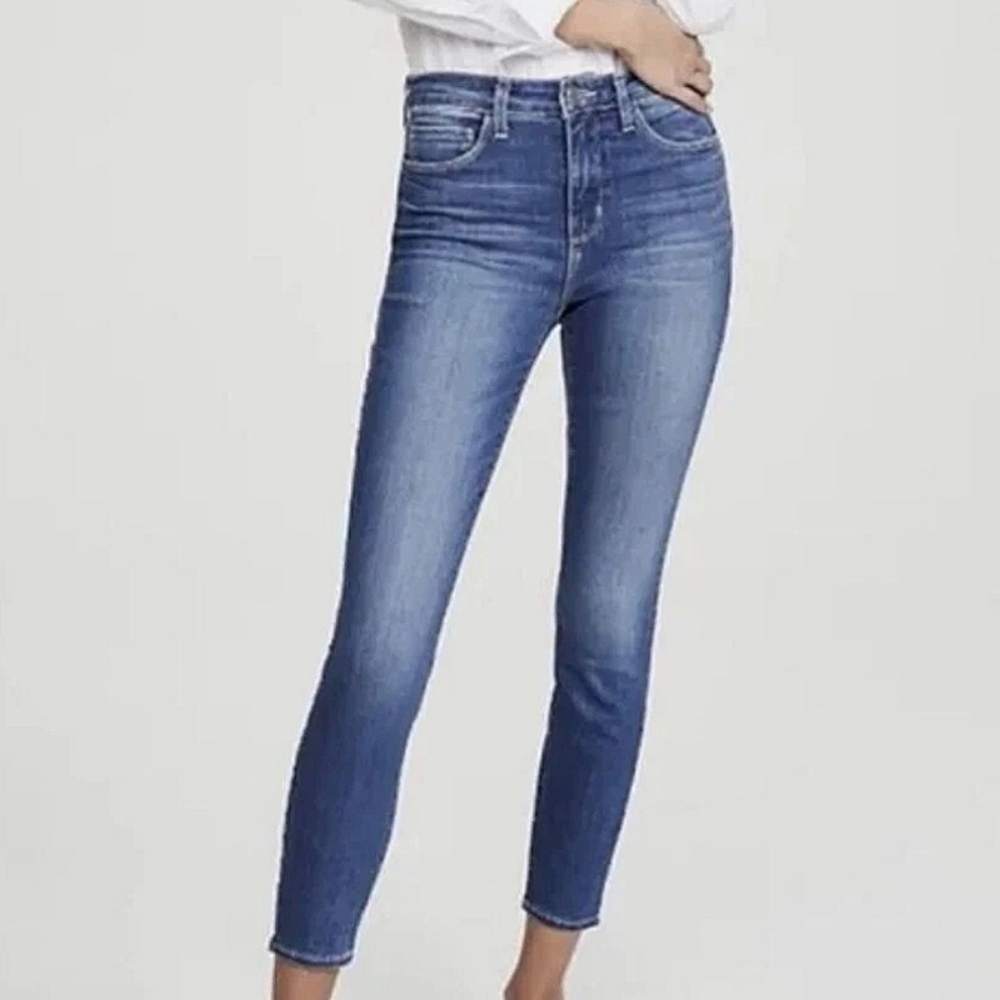 L'Agence Margot Manchester High-rise Skinny Ankle Denim Jean